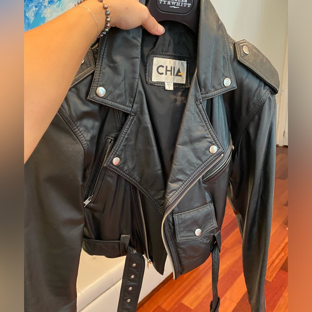 Vintage real leather jacket